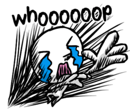 Simple white4_English sticker #6222143