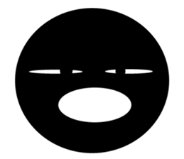 kuromaru face sticker #6222149