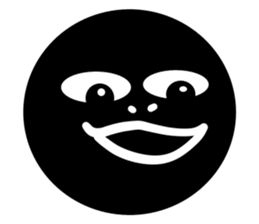 kuromaru face sticker #6222153