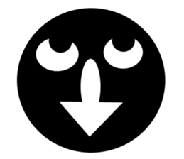 kuromaru face sticker #6222154