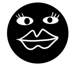 kuromaru face sticker #6222157