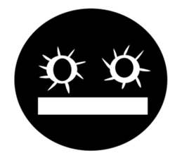 kuromaru face sticker #6222159