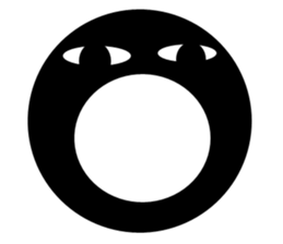 kuromaru face sticker #6222162