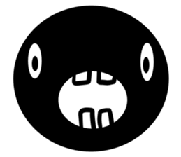 kuromaru face sticker #6222164