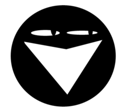 kuromaru face sticker #6222165