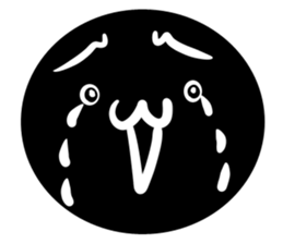 kuromaru face sticker #6222167