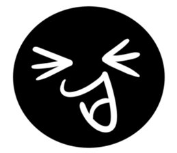 kuromaru face sticker #6222170