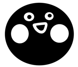 kuromaru face sticker #6222171