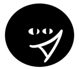 kuromaru face sticker #6222174