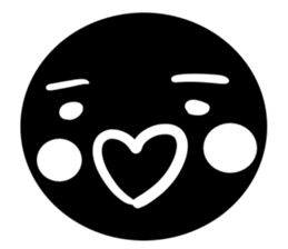 kuromaru face sticker #6222177