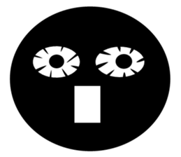 kuromaru face sticker #6222179