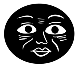 kuromaru face sticker #6222181