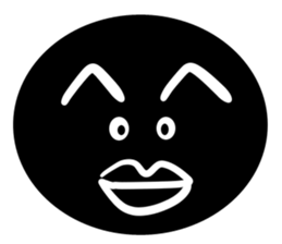 kuromaru face sticker #6222183