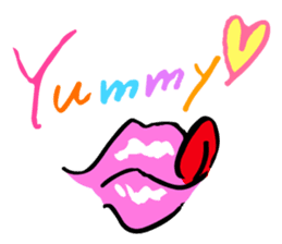 Lips of the woman sticker #6222322