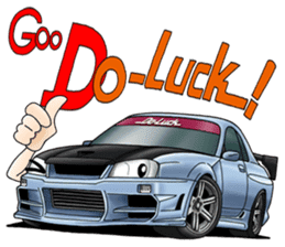 Do-Luck Cars 01 English Version!! sticker #6222464