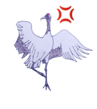 Japanese crane Sticker sticker #6222833