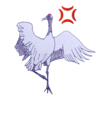 Japanese crane Sticker sticker #6222833