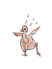 Japanese crane Sticker sticker #6222853