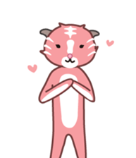 Pink tiger "Pascal" sticker #6222925