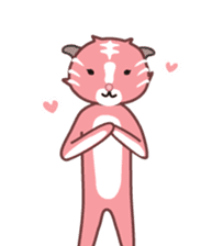 Pink tiger "Pascal" sticker #6222925