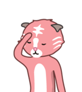 Pink tiger "Pascal" sticker #6222932