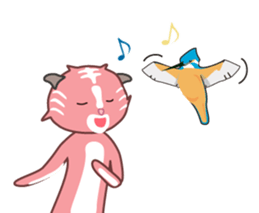 Pink tiger "Pascal" sticker #6222937