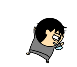 Do your best! Mr. Inoccupation! ! sticker #6222995