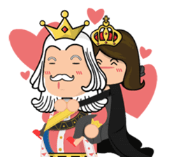 King & Queen Lover sticker #6223072