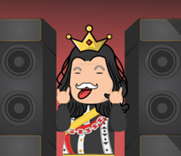 King & Queen Lover sticker #6223090