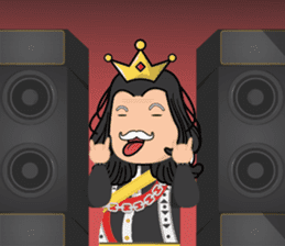 King & Queen Lover sticker #6223090