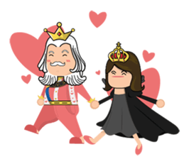 King & Queen Lover sticker #6223097