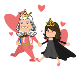 King & Queen Lover sticker #6223097