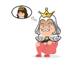 King & Queen Lover sticker #6223098