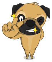 Funny and cute dog sticker #6223344