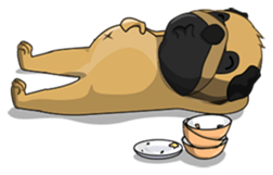 Funny and cute dog sticker #6223347