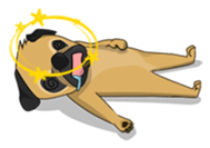 Funny and cute dog sticker #6223353