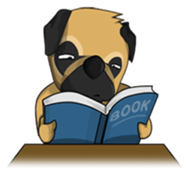 Funny and cute dog sticker #6223369