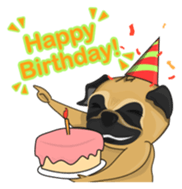 Funny and cute dog sticker #6223370