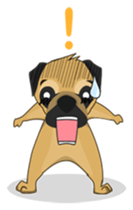 Funny and cute dog sticker #6223373