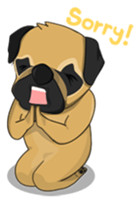 Funny and cute dog sticker #6223379