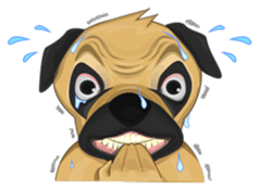 Funny and cute dog sticker #6223381