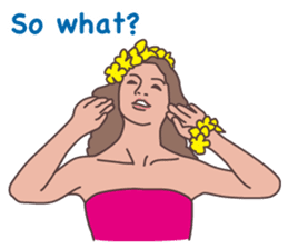 The phrases with Hawaii English ver. sticker #6223547