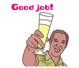 The phrases with Hawaii English ver. sticker #6223554