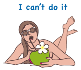 The phrases with Hawaii English ver. sticker #6223555