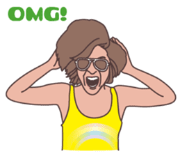 The phrases with Hawaii English ver. sticker #6223560