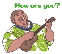 The phrases with Hawaii English ver. sticker #6223562