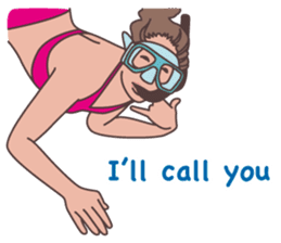 The phrases with Hawaii English ver. sticker #6223577