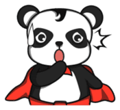 Super panda sticker #6223588