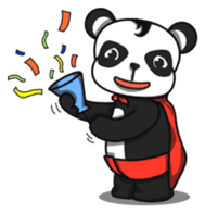 Super panda sticker #6223595