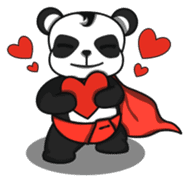 Super panda sticker #6223597